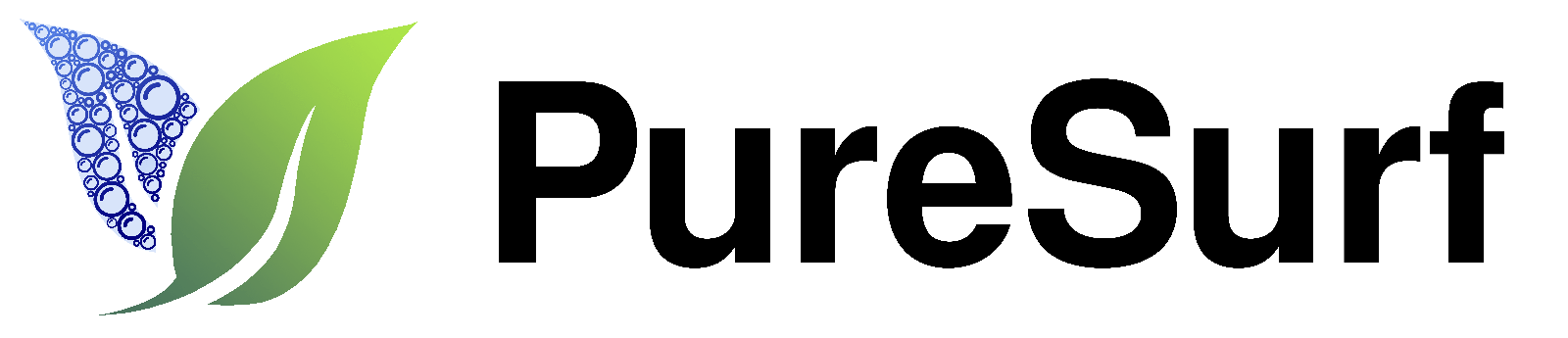 PureSurf wordmark, RGB