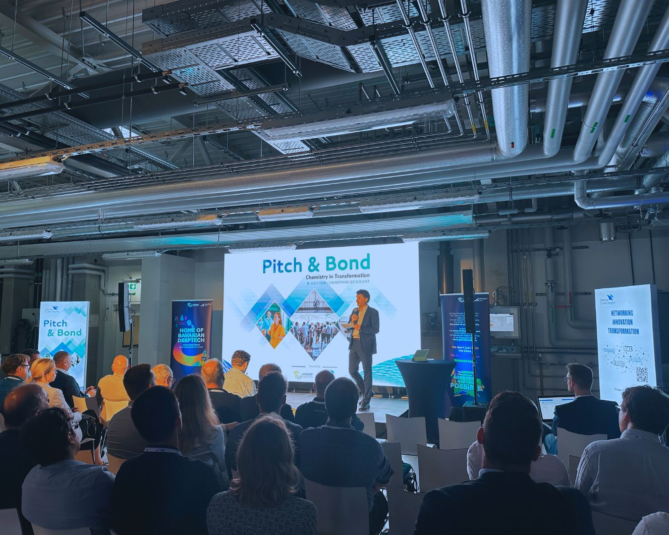 Pitch & Bond stage at Chemiepark GENDORF