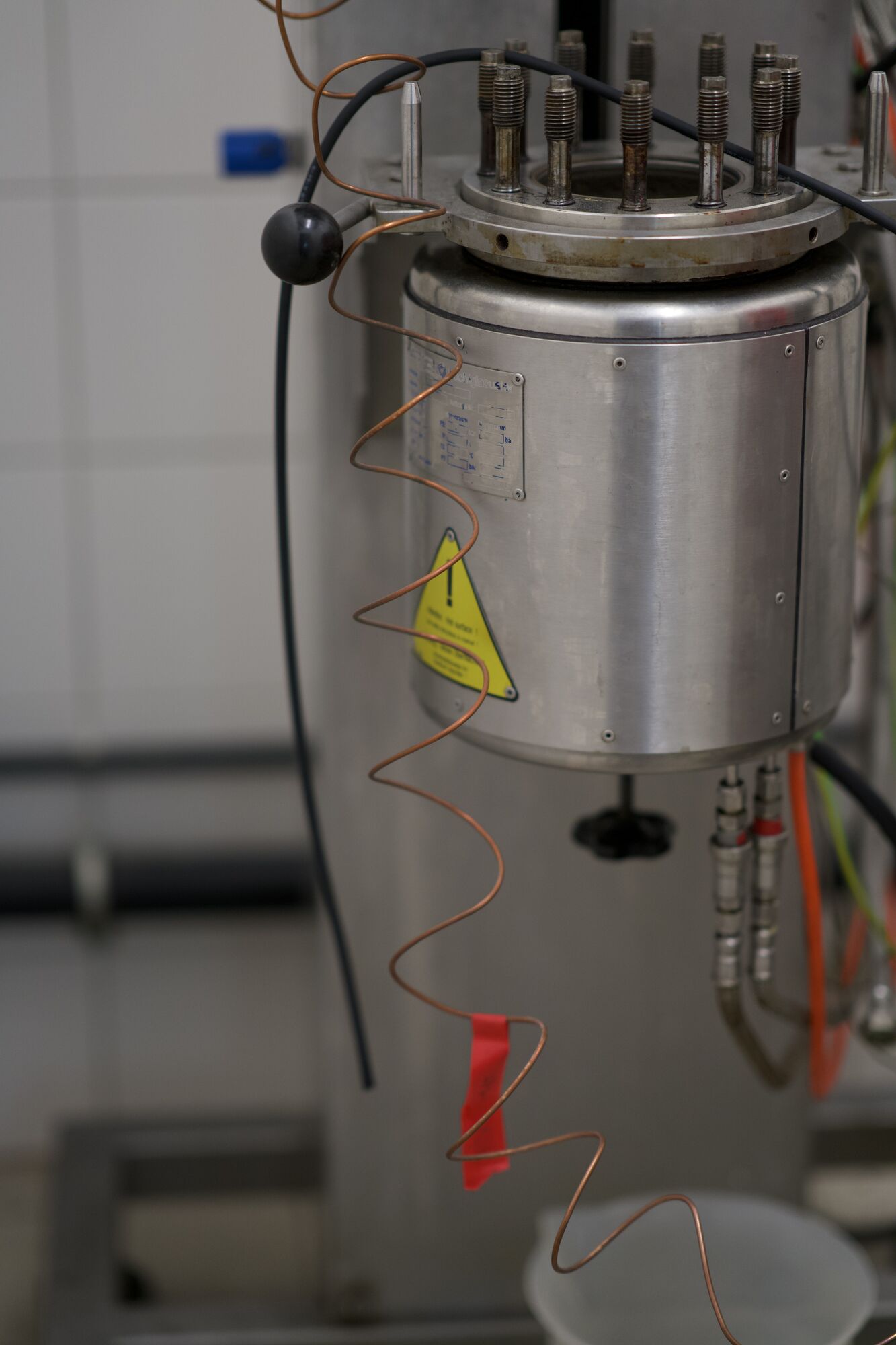Stainless steel autoclave reactor vessel